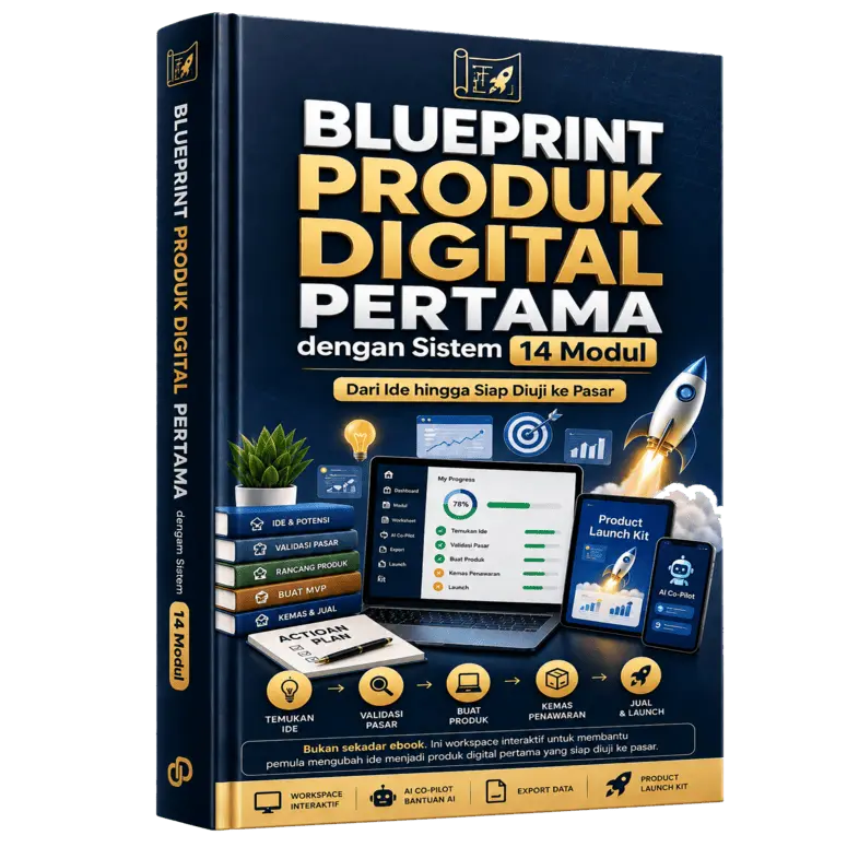 Blueprint Produk Digital Pertama dengan Sistem 14 Modul